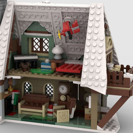 MOC - 91768 Little Elf Cottage Klemmbausteine - LesDiyLesDiy