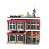 MOC - 91959 Fire Station 21 Klemmbausteine - LesDiyLesDiy