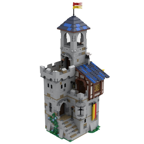 MOC - 92106 Modular Castle's Keep Klemmbausteine - LesDiyLesDiy