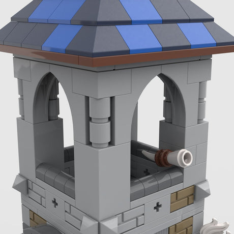 MOC - 92106 Modular Castle's Keep Klemmbausteine - LesDiyLesDiy