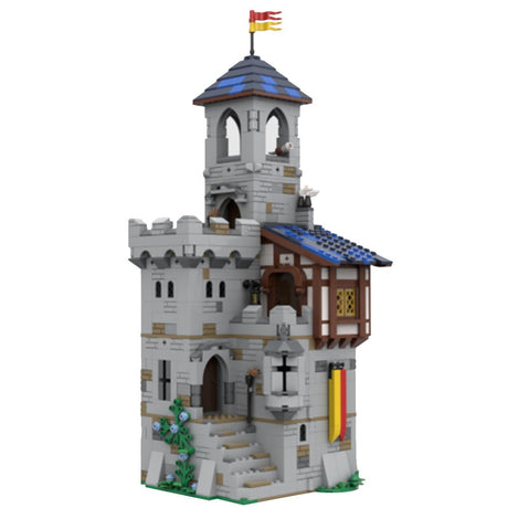 MOC - 92106 Modular Castle's Keep Klemmbausteine - LesDiyLesDiy