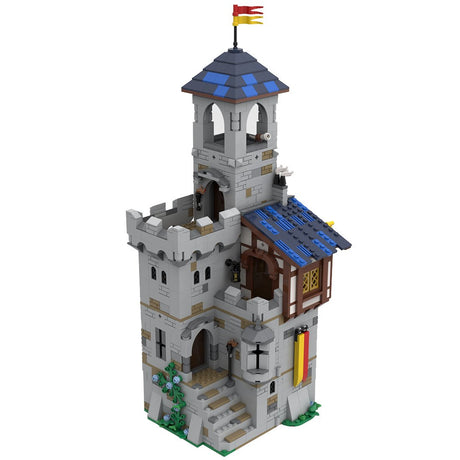 MOC - 92106 Modular Castle's Keep Klemmbausteine - LesDiyLesDiy