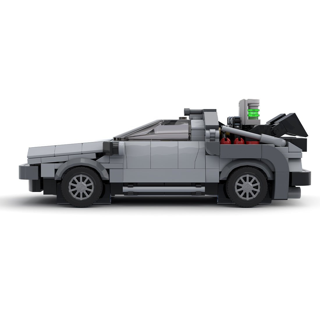 MOC - 92174 BTTF Series: DeLorean Time Machine 3 in 1 Klemmbausteine - LesDiyLesDiy