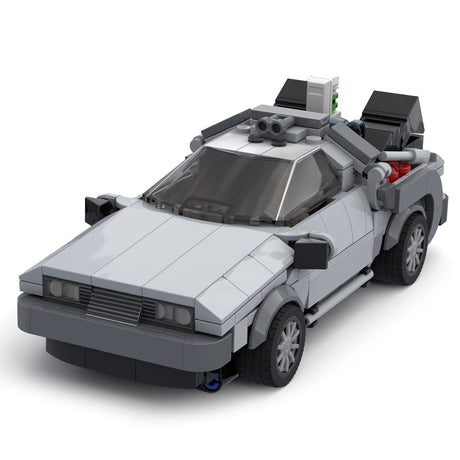 MOC - 92174 BTTF Series: DeLorean Time Machine 3 in 1 Klemmbausteine - LesDiyLesDiy