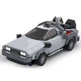 MOC - 92174 BTTF Series: DeLorean Time Machine 3 in 1 Klemmbausteine - LesDiyLesDiy