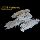 MOC - 92753 USCSS NOSTROMO 9803 - New Upload Raumschiff Klemmbausteine - LesDiyLesDiy