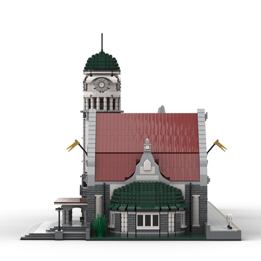 MOC - 93444 Jinan Alter Bahnhof - LesDiyLesDiy