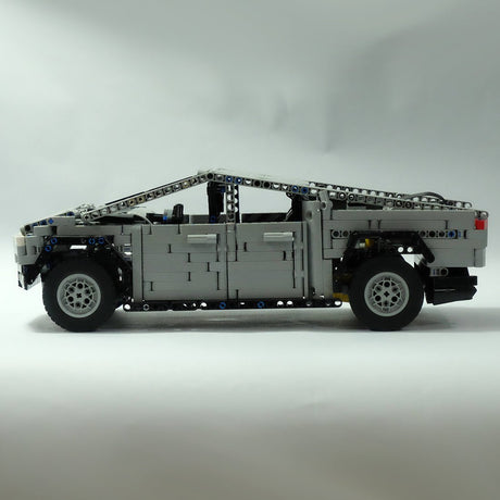 MOC - 94675 Technology Series Dynamic Version Grey Cybertruck - LesDiyLesDiy