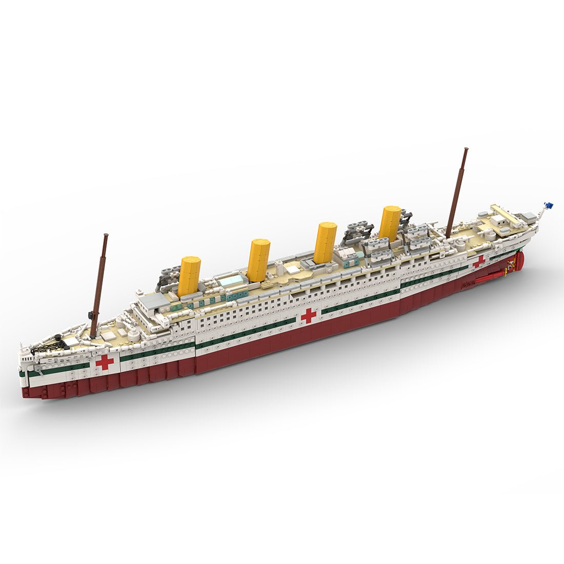 MOC - 95563 HMHS Britannic 1:325 Klemmbausteine - LesDiyLesDiy