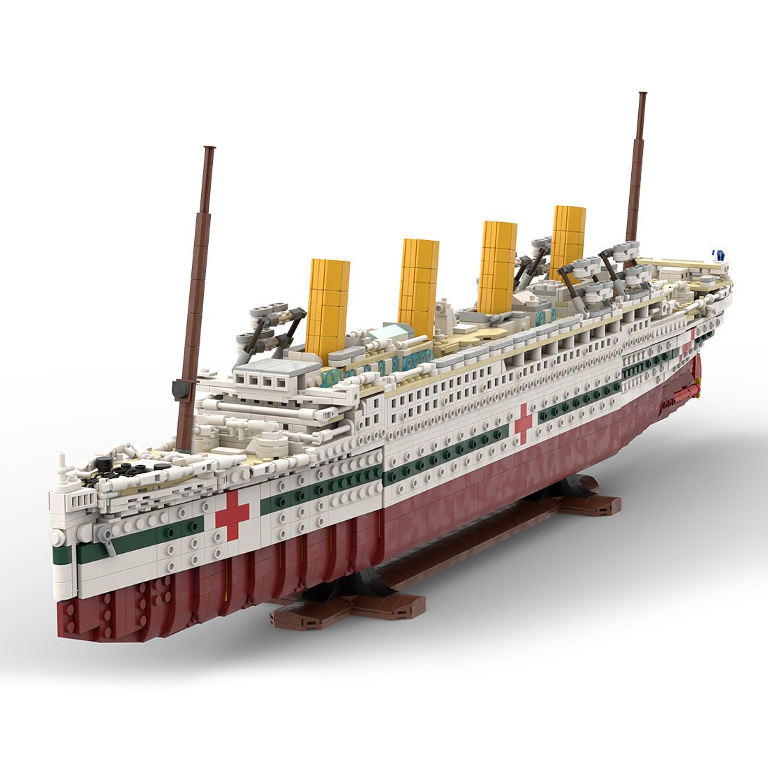 MOC - 95563 HMHS Britannic 1:325 Klemmbausteine - LesDiyLesDiy