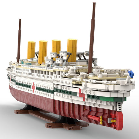 MOC - 95563 HMHS Britannic 1:325 Klemmbausteine - LesDiyLesDiy