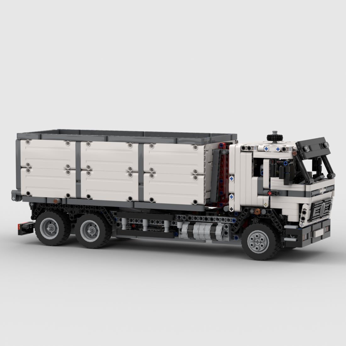 MOC - 96056 Truck NG - 1632 Hookloader Klemmbausteine - LesDiyLesDiy