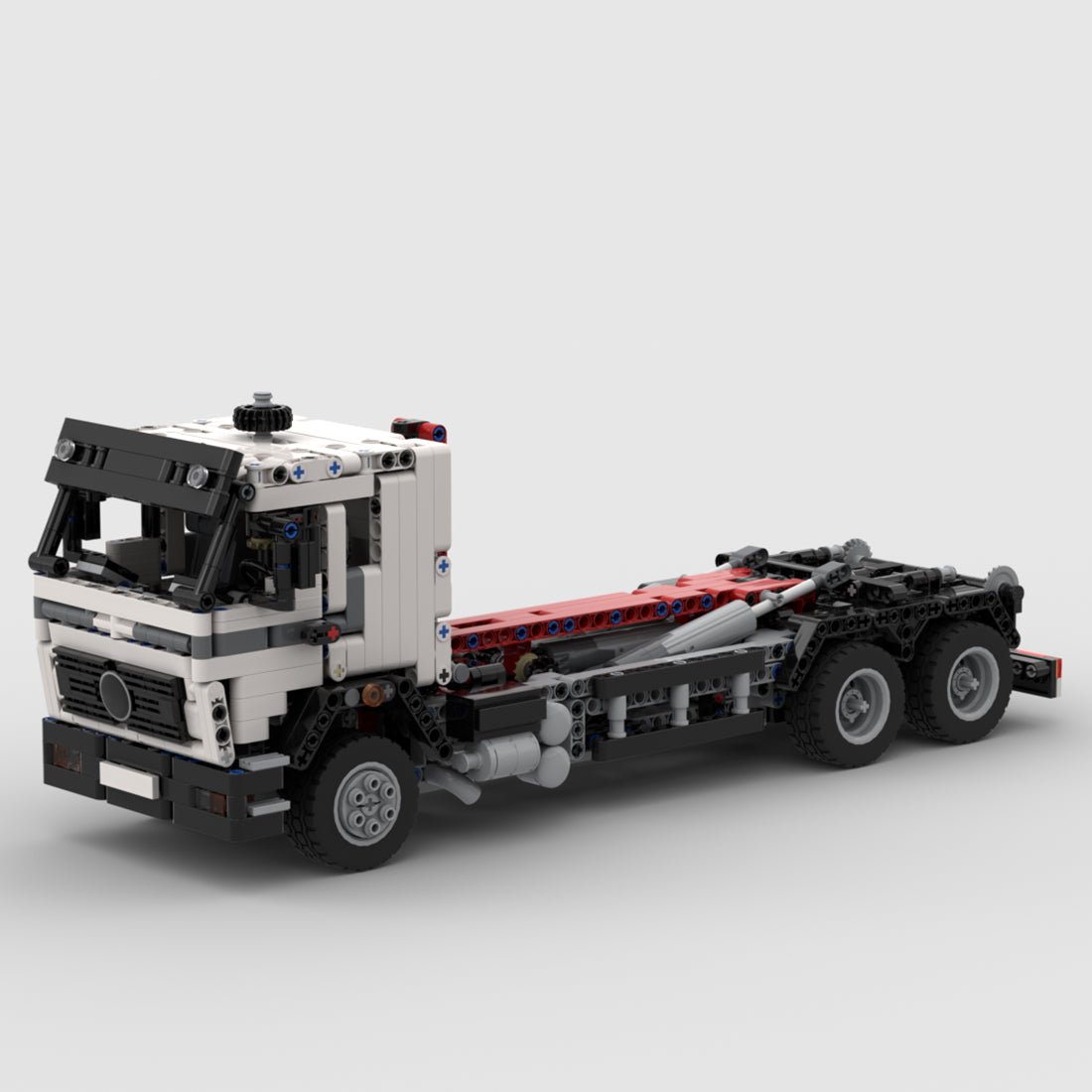 MOC - 96056 Truck NG - 1632 Hookloader Klemmbausteine - LesDiyLesDiy