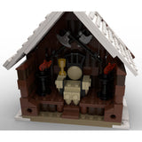 MOC - 96080 Winter Viking Mead Hall Klemmbausteine - LesDiyLesDiy