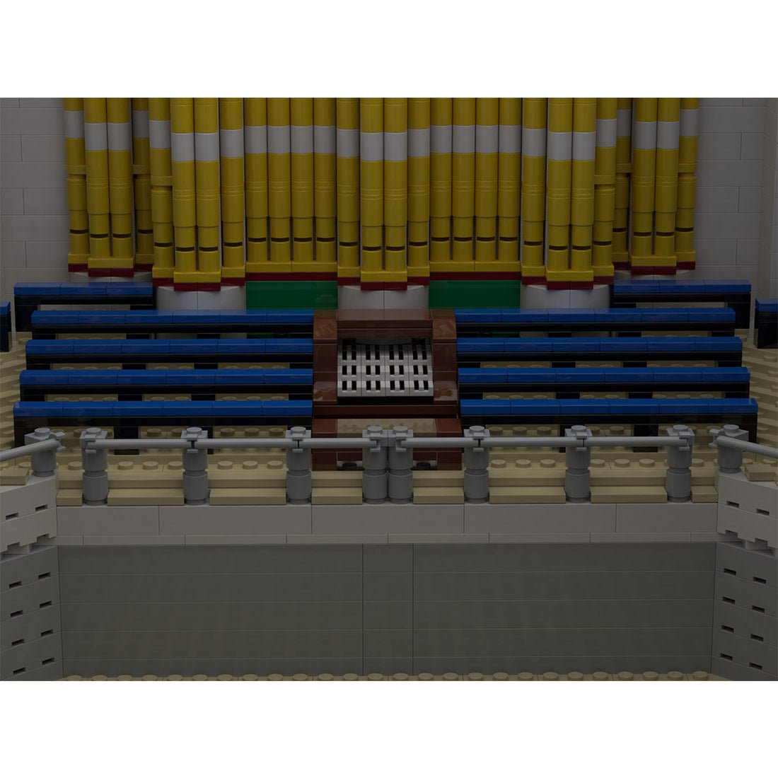 MOC - 96640 Birmingham Town Hall (with interior) Klemmbausteine - LesDiyLesDiy