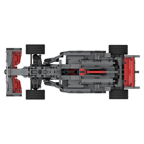 MOC - 97130 Formula Circuits Champion Rennwagenmodell im Maßstab 1:10 - LesDiyLesDiy