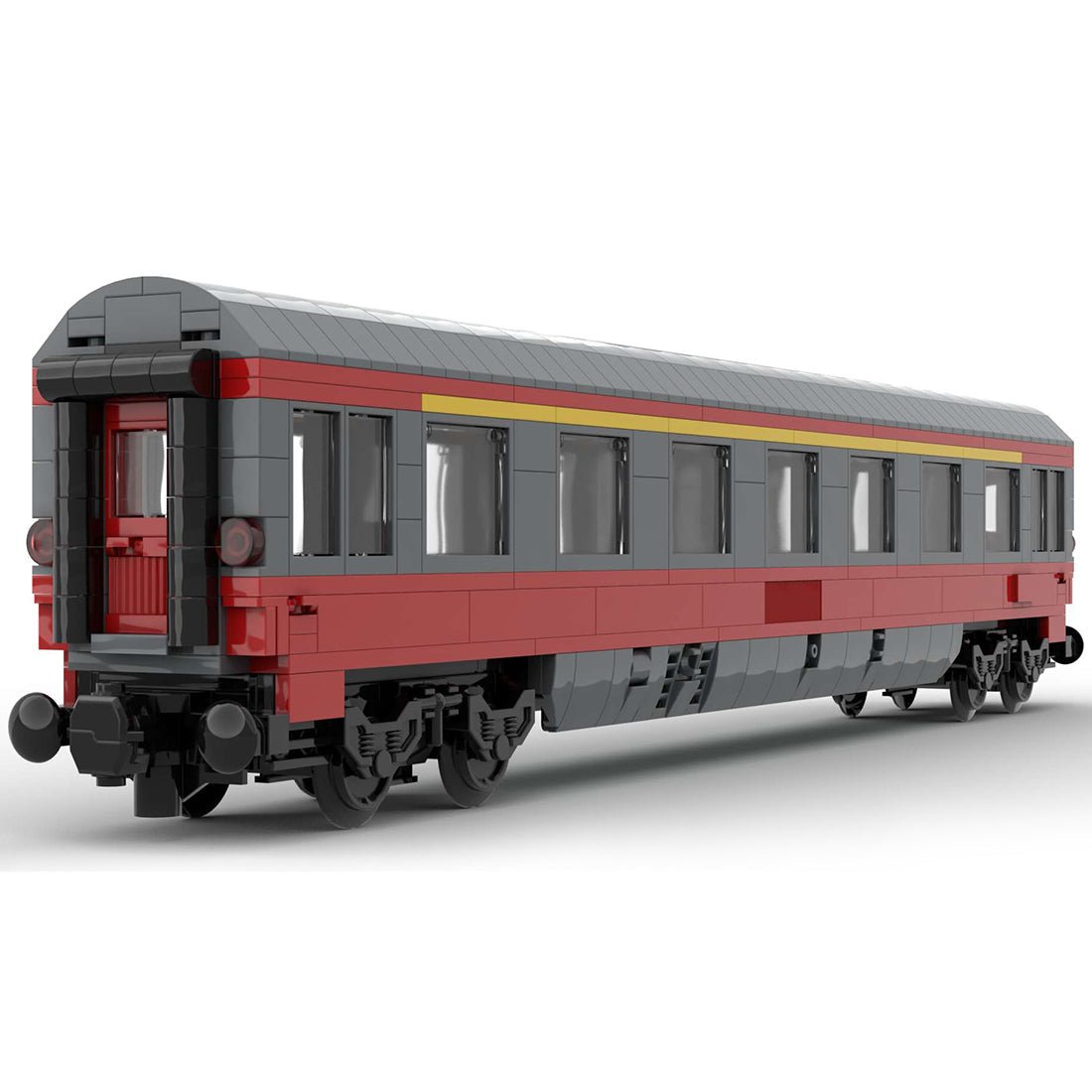 MOC - 97688 6wide Static Edition ÖBB Personenwagen 1. Klasse S ohne Druckteile und Figuren - LesDiyLesDiy