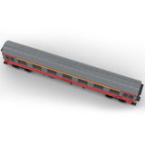 MOC - 97688 6wide Static Edition ÖBB Personenwagen 1. Klasse S ohne Druckteile und Figuren - LesDiyLesDiy