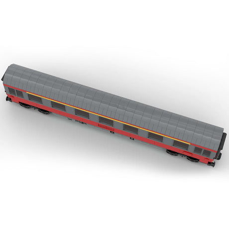 MOC - 97688 6wide Static Edition ÖBB Personenwagen 1. Klasse S ohne Druckteile und Figuren - LesDiyLesDiy