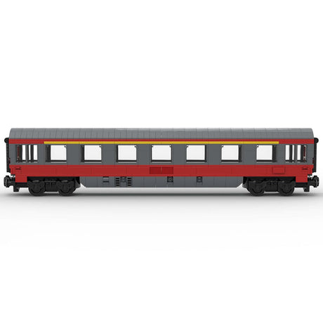 MOC - 97688 6wide Static Edition ÖBB Personenwagen 1. Klasse S ohne Druckteile und Figuren - LesDiyLesDiy