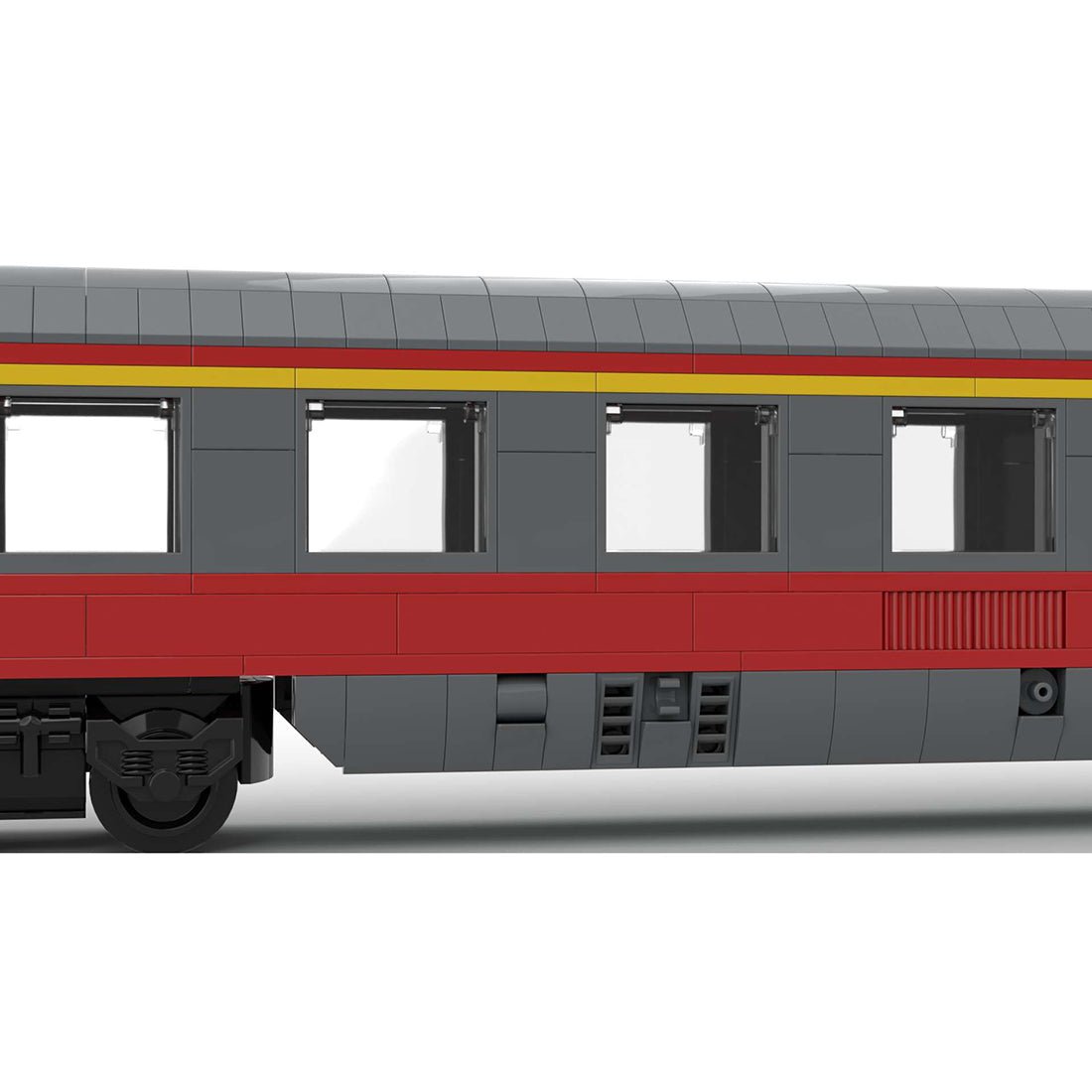 MOC - 97688 6wide Static Edition ÖBB Personenwagen 1. Klasse S ohne Druckteile und Figuren - LesDiyLesDiy