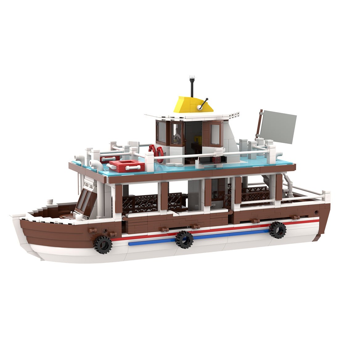 MOC - 97902 FERRY BOAT Klemmbausteine - LesDiy - Klemmbausteine