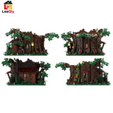 MOC - 98101 Medieval Forest Fairy Cottage Klemmbausteine - LesDiyLesDiy