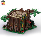 MOC - 98101 Medieval Forest Fairy Cottage Klemmbausteine - LesDiyLesDiy