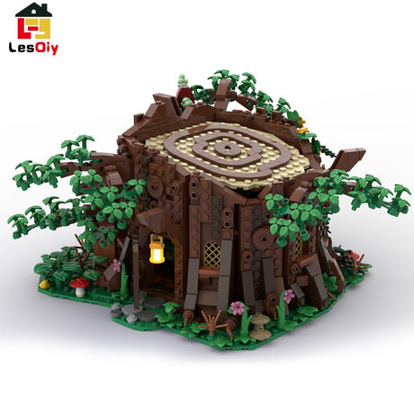 MOC - 98101 Medieval Forest Fairy Cottage Klemmbausteine - LesDiyLesDiy