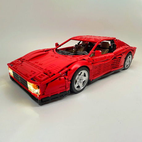 MOC - 98925 Ferrari Testarossa Klemmbausteine - LesDiyLesDiy