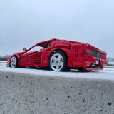 MOC - 98925 Ferrari Testarossa Klemmbausteine - LesDiyLesDiy