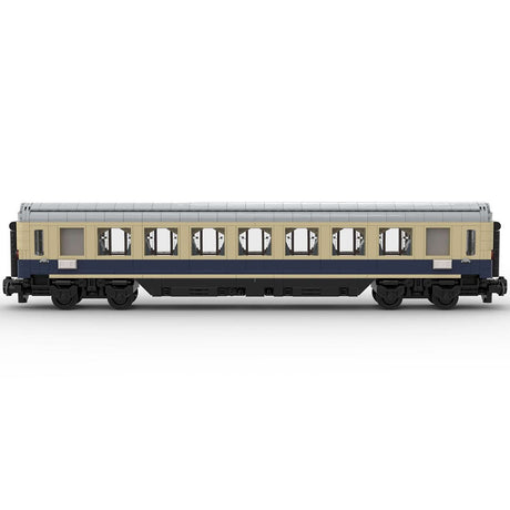 MOC - 99252 6wide Static Edition Rheinpfeil 1963 Personenwagen 1. Klasse ohne bedruckte Bauteile und Blockfiguren - LesDiyLesDiy