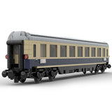 MOC - 99252 6wide Static Edition Rheinpfeil 1963 Personenwagen 1. Klasse ohne bedruckte Bauteile und Blockfiguren - LesDiyLesDiy