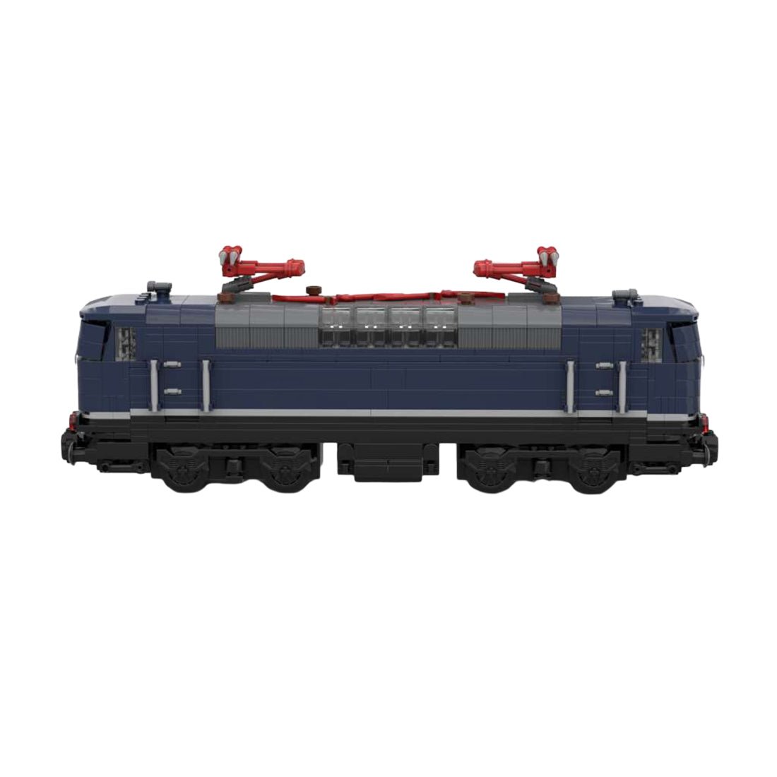 MOC BR181 Locomotive Klemmbausteine - LesDiyLesDiy