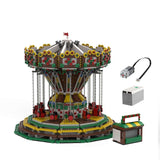 MOC Chained Carousel Klemmbausteine - LesDiyLesDiy