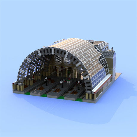 MOC Modular Bahnhof Klemmbausteine - LesDiyLesDiy