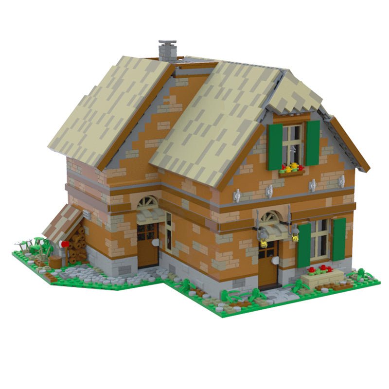 MOC Modular Bauernhaus Klemmbausteine - LesDiyLesDiy