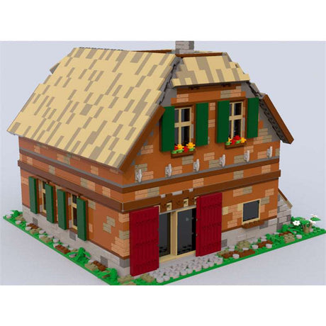 MOC Modular Bauernhaus Klemmbausteine - LesDiyLesDiy