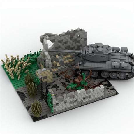 MOC Panzer Unterstand Klemmbausteine - LesDiyLesDiy