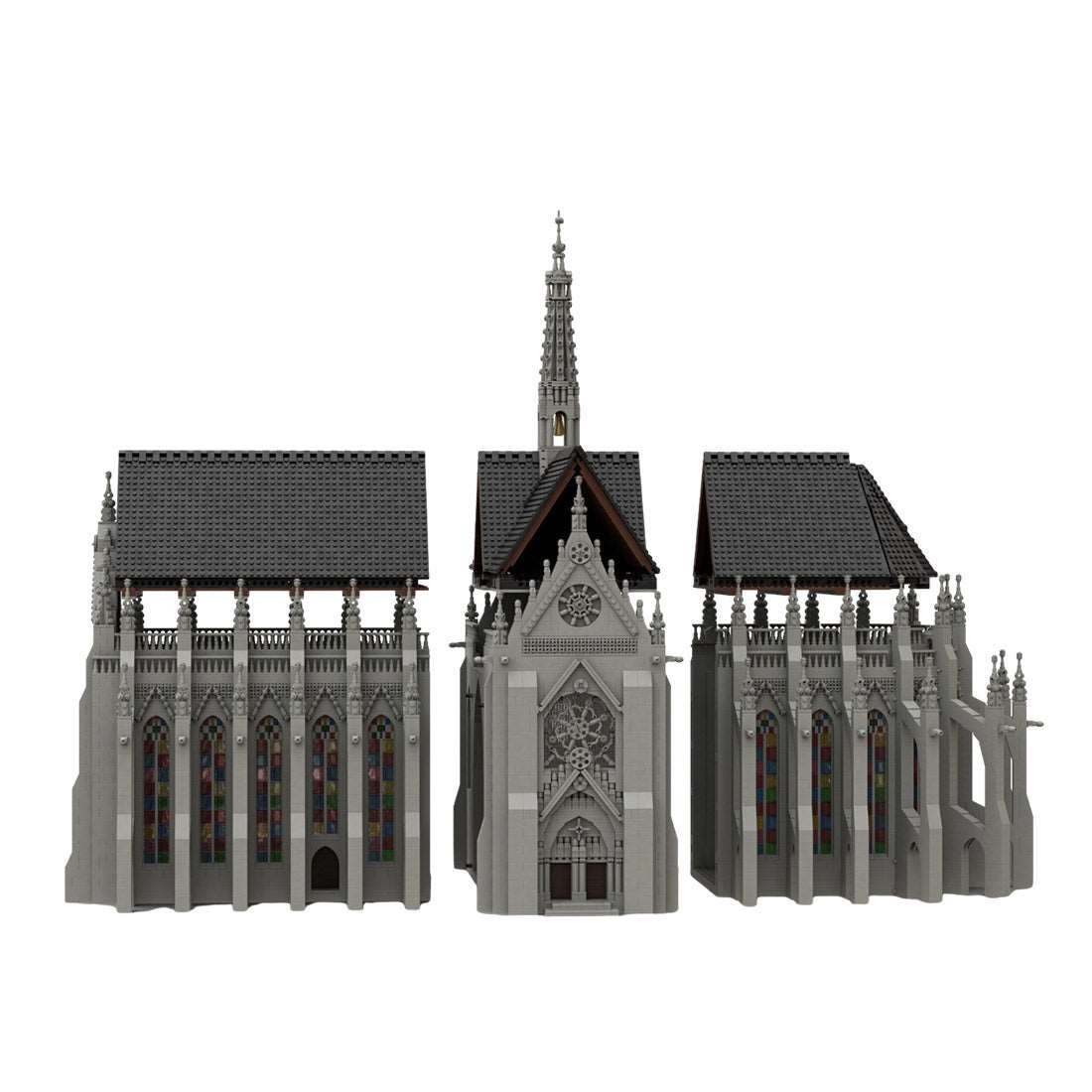 MOC Sint - Remigiuskerk Klemmbausteine - LesDiyLesDiy