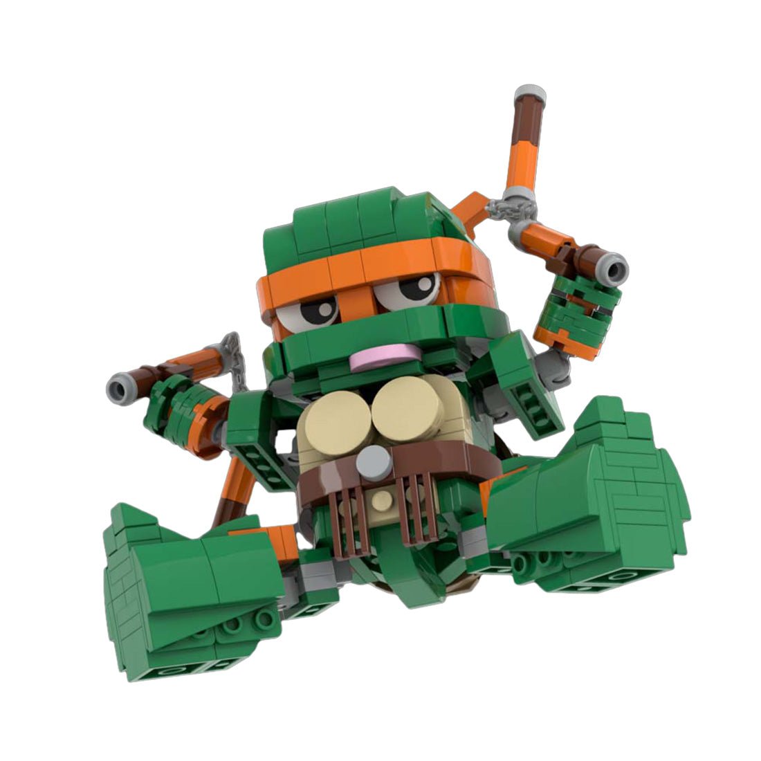 MOC Teenage Mutant Ninja Turtles Klemmbausteine - LesDiyLesDiy