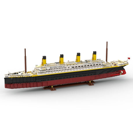 MOC Titanic, modernes Kreuzfahrtschiff im Maßstab 1:400 Klemmbausteine - LesDiyLesDiy