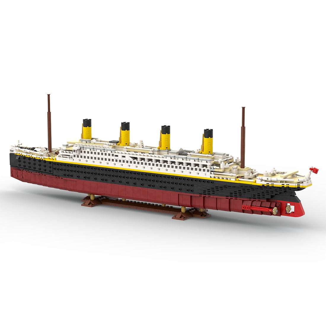 MOC Titanic, modernes Kreuzfahrtschiff im Maßstab 1:400 Klemmbausteine - LesDiyLesDiy