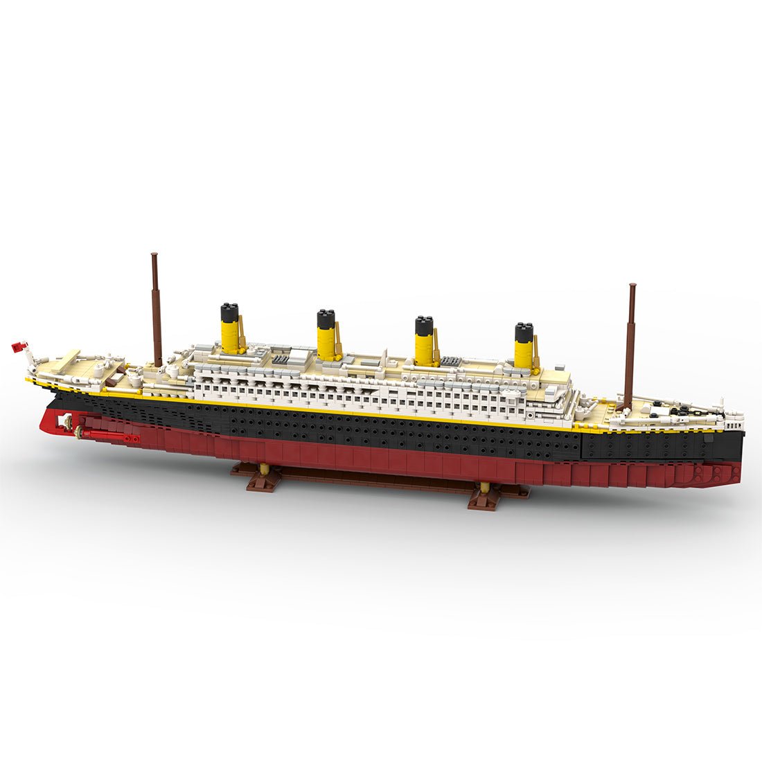 MOC Titanic, modernes Kreuzfahrtschiff im Maßstab 1:400 Klemmbausteine - LesDiyLesDiy