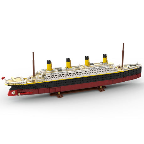 MOC Titanic, modernes Kreuzfahrtschiff im Maßstab 1:400 Klemmbausteine - LesDiyLesDiy