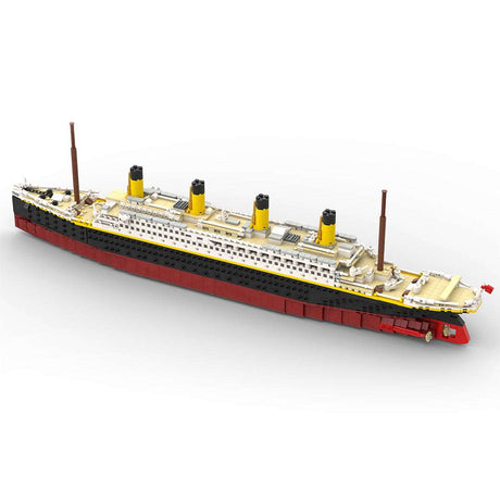 MOC Titanic, modernes Kreuzfahrtschiff im Maßstab 1:400 Klemmbausteine - LesDiyLesDiy