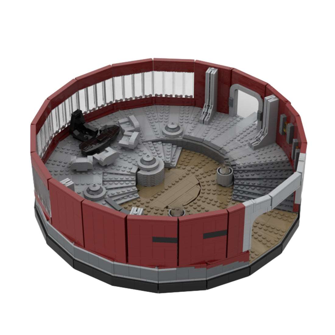 MOC UCS Palpatine Office Klemmbausteine - LesDiyLesDiy