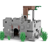 MOC Zerbrochene Festung Klemmbausteine - LesDiyLesDiy