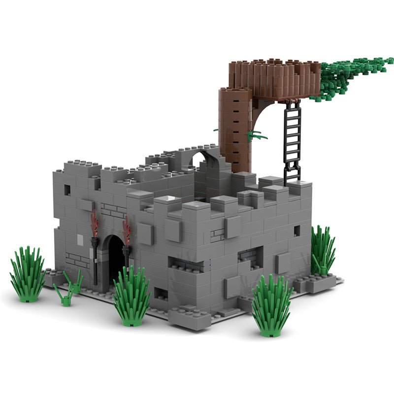 MOC Zerbrochene Festung Klemmbausteine - LesDiyLesDiy