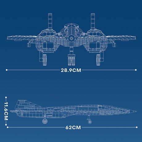 Mocsage 1/35 Darkstar SR - 72 UAV Klemmbausteine - LesDiyLesDiy